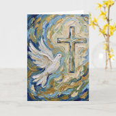 Risen Wings of Hope Easter Card Karte (Gelbe Blume)