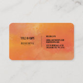 Riserva - Allgemeine Geschäftsführung Visitenkarte (Rückseite)