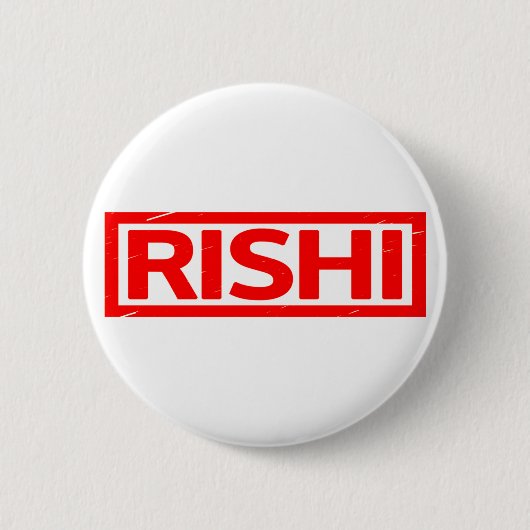 Rishi Briefmarke Button (Vorderseite)