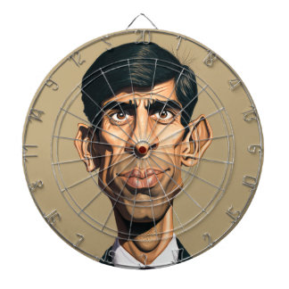 Rishi Sunak Dartboard Dartscheibe
