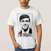 Rishi sunak Retro T-Shirt (Vorderseite)