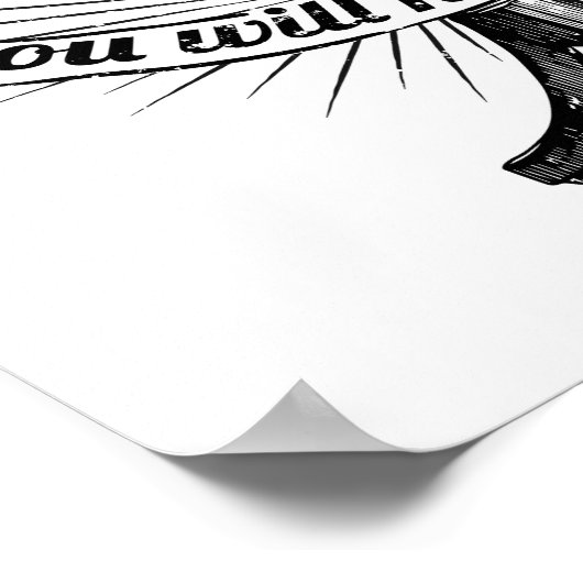 Risiken eingehen poster (Ecke)