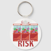 Risiko eingehen schlüsselanhänger (Vorderseite)