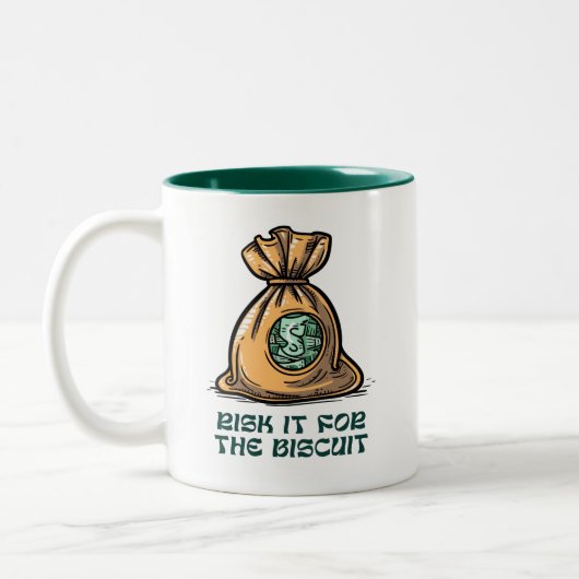 Risiko für die Tasse von Biscuit (Links)