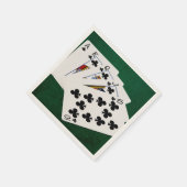 Risiko, Glück, Stil, Mode, Spiel, Western, ca Serviette (Ecke)