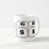 Risiko oder Reichtum Kaffeetasse (VorderseiteRechts)