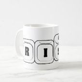 Risiko oder Reichtum Kaffeetasse (Vorderseite Links)