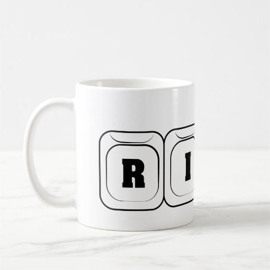 Risiko oder Reichtum Kaffeetasse (Links)