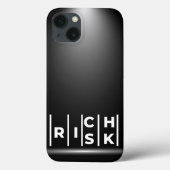 Risiko reich zu sein Case-Mate iPhone hülle (Rückseite)