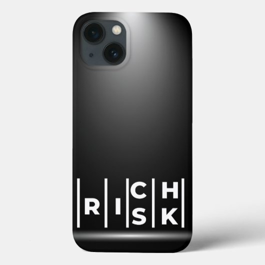 Risiko reich zu sein Case-Mate iPhone hülle (Rückseite)