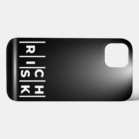 Risiko reich zu sein Case-Mate iPhone hülle (Rückseite (Horizontal))