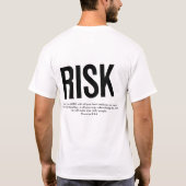 Risiko T-Shirt (Rückseite)