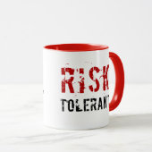 Risiko tolerant - Tasse (VorderseiteRechts)