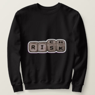 Risiko zu Reich - Tastatur-Tastenspiel-Motivation Sweatshirt