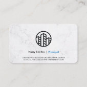 Risikokapitalgeber | Unternehmen | Marmor Visitenkarte (Rückseite)