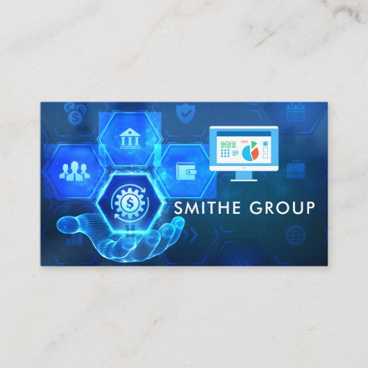 Risikokapitalgeber | Unternehmen | Technischer Hin Visitenkarte (Vorderseite)