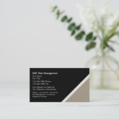 Risikomanagement-Visitenkarten Visitenkarte (Stehend Vorderseite)