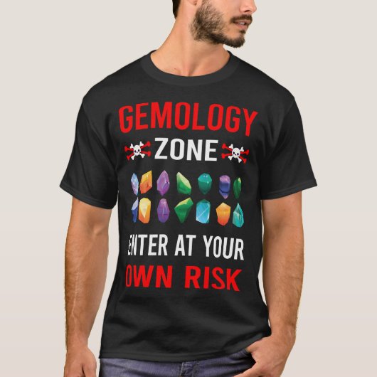 Risikozone Gemologin T-Shirt (Vorderseite)