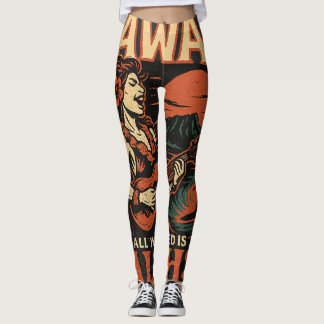 "Rising ALOHA" Debut Album Leggings