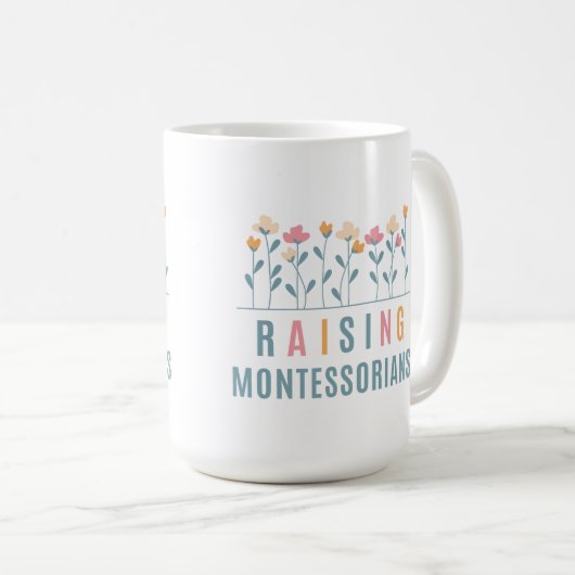 Rising MOntessorians Kaffeetasse (VorderseiteRechts)