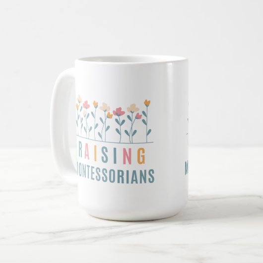 Rising MOntessorians Kaffeetasse (Vorderseite Links)