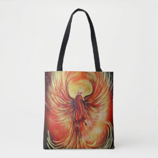 Rising Phoenix Fire Bird Bold Flame Fantasy Tasche