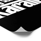 Rising Sun Karate Nunchuck Poster (Ecke)