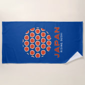 Rising Sushi Strandtuch (Vorderseite)