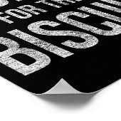 Risk It For The Biscuit Motivation  Poster (Ecke)