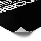 Risk It For The Cookie Movement  Poster (Ecke)