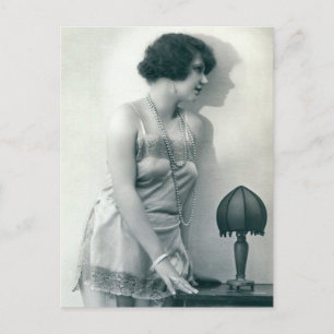 Riskante französische Foto-Postkarte Postkarte