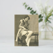 Riskante französische Foto-Postkarte Postkarte (Stehend Vorderseite)