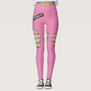 Riskanter Pink Prude Humor Lustige Leggings