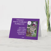 Riskäre Eintrittkarte, Schädel und Kreuz Karte (Rückseite)