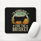 Riskier es für das Brisket Lustiger Fleischraucher Mousepad (Mit Mouse)