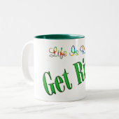 Riskieren Zweifarbige Tasse (Vorderseite Links)