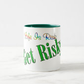 Riskieren Zweifarbige Tasse (Mittel)