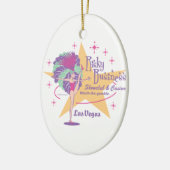Risky Business Las Vegas Showgirl Keramik Ornament (Links)