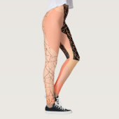 Riso-Inspiriert Fragmente Leggings (Rechts)