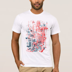 Risograph für einfache Maschinen T-Shirt