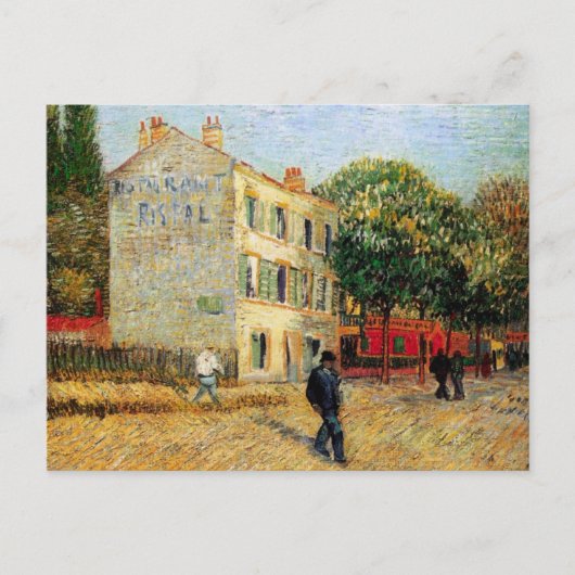 Rispal Restaurant at Asnieres by Vincent van Gogh Postkarte (Vorderseite)