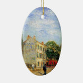 Rispal Restaurant in Asnieres by Vincent van Gogh Keramik Ornament (Rechts)