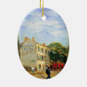 Rispal Restaurant in Asnieres by Vincent van Gogh Keramik Ornament (Hinten)