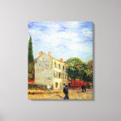 Rispal Restaurant in Asnieres by Vincent van Gogh Leinwanddruck (Vorderseite)