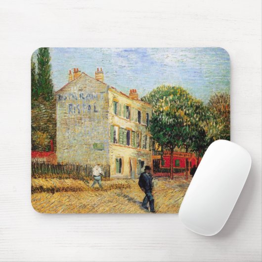 Rispal Restaurant in Asnieres by Vincent van Gogh Mousepad (Mit Mouse)