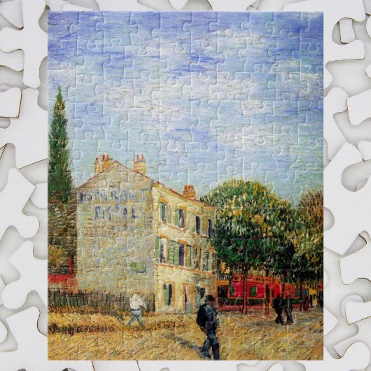 Rispal Restaurant in Asnieres by Vincent van Gogh Puzzle