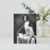 Risque Vintag flapper Girl Französisch Foto Postka Postkarte (Stehend Vorderseite)