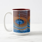 "Riss der Feindschaft" Zweifarbige Tasse (Links)