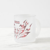 Riss Glas Tasse (VorderseiteRechts)