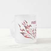 Riss Glas Tasse (Vorderseite Links)